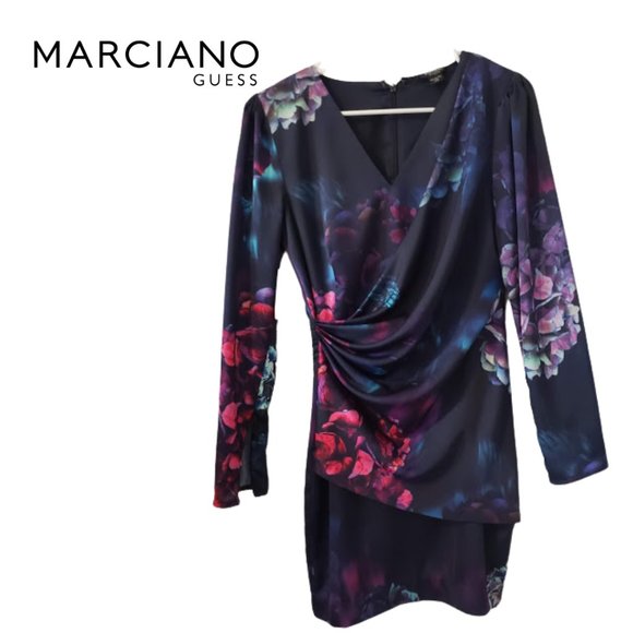 Marciano Dresses & Skirts - NEW Marciano Guess Floral Faux Wrap Mini Dress